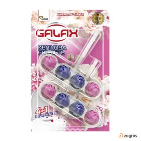 خوشبو کننده و ضدعفونی کننده توالت فرنگی گالاکس مدل blue water بسته 8 عددی